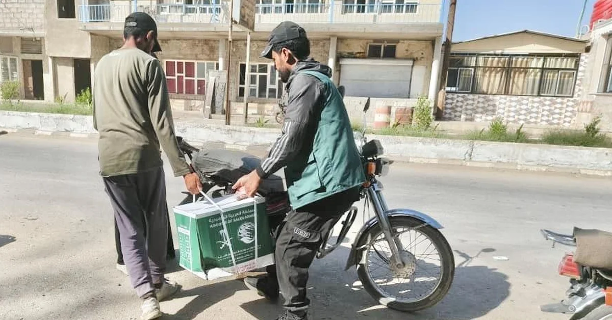 KSrelief Distributes 1,100 Food Baskets in Syria's Deir ez-Zor - Main Image