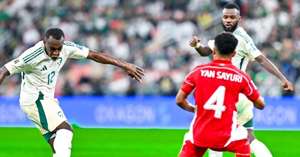 Saudi National Football Team Claims Crucial Win over Indonesia, Moves Closer to FIFA World Cup 26 - Main Image