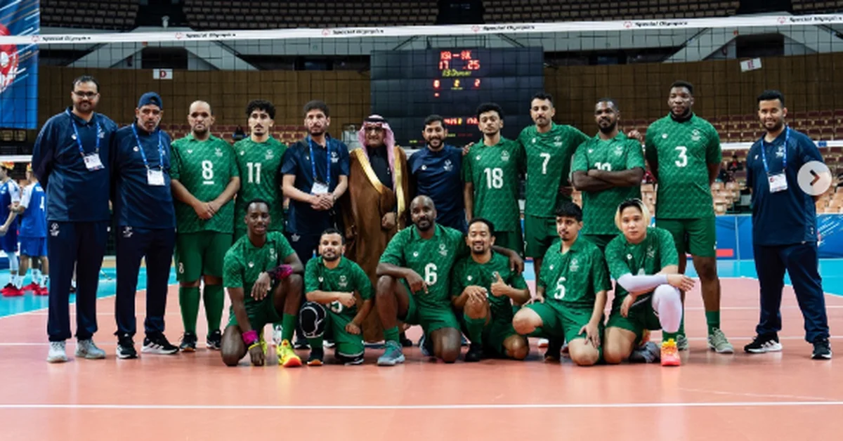 Special Olympics Saudi Arabia Wins Silver at Unified Volleyball World Cup - Main Image