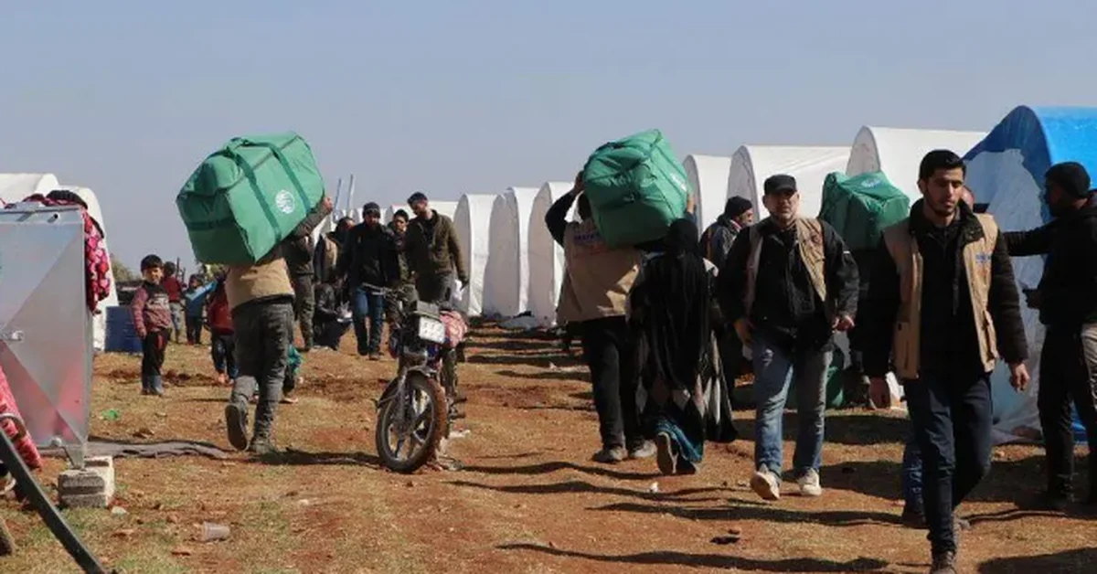 KSrelief Distributes 305 Shelter Bags in Syria's Aleppo - Main Image