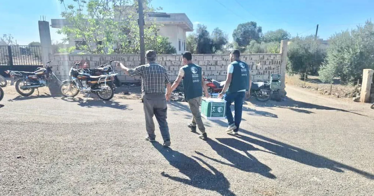 KSrelief Distributes 560 Shelter Kits to Displaced Syrians in Daraa Governorate - Main Image