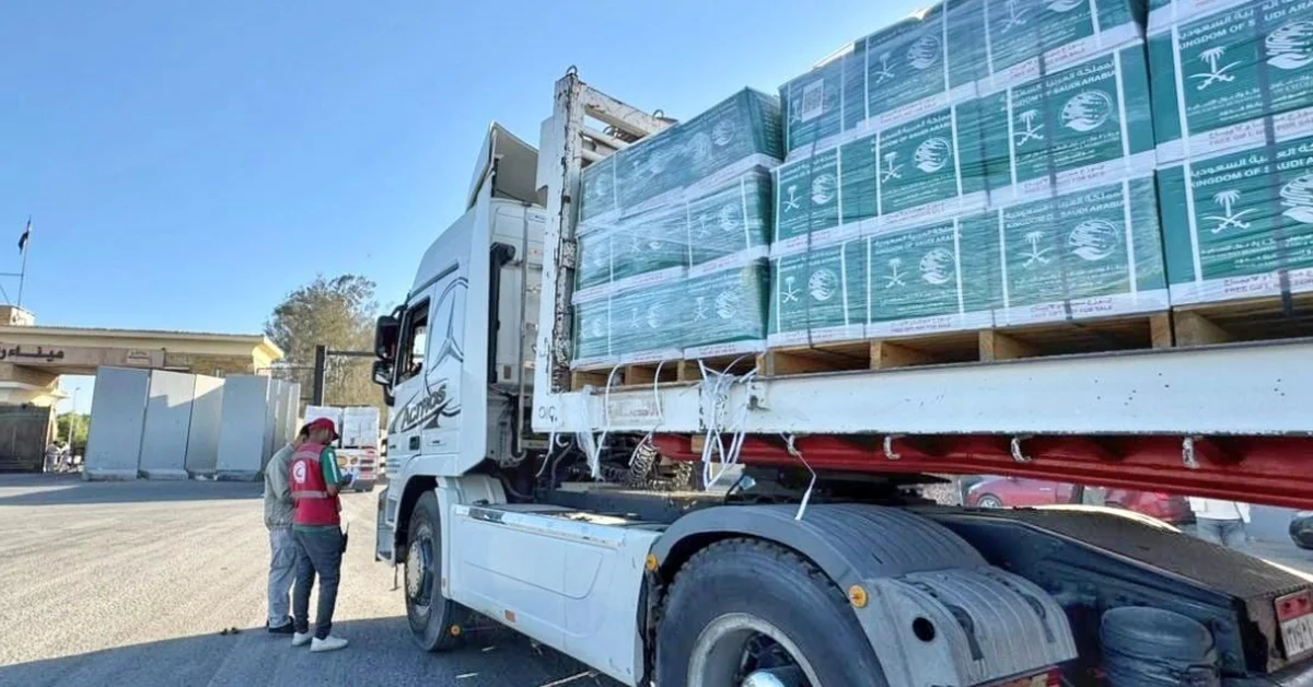 Saudi Arabia Sends New Batch of Food Aid to Gaza - Main Image
