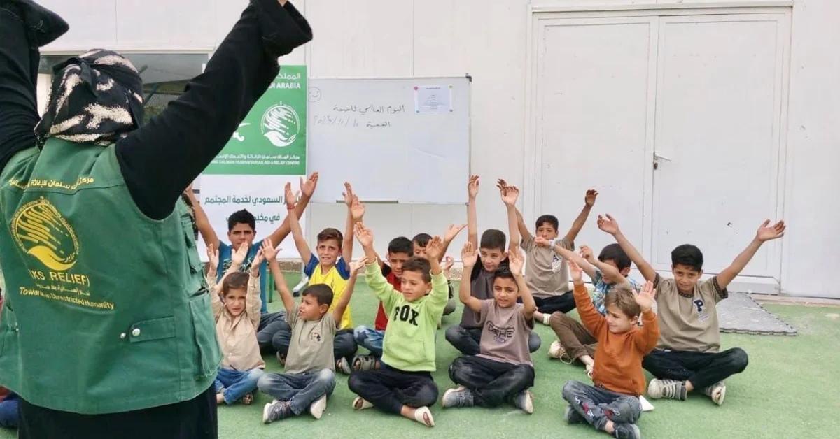 KSrelief Celebrates World Mental Health Day at Zaatari Camp in Jordan - Main Image