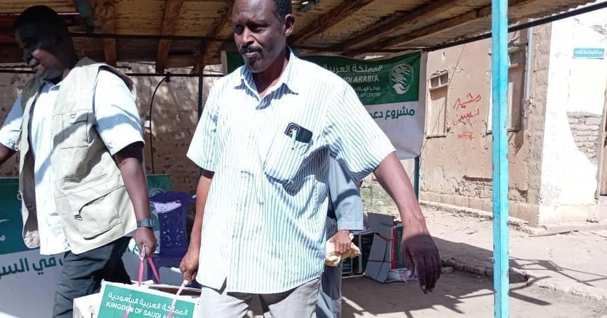 KSrelief Distributes 1,000 Food Baskets in Sudan - Main Image