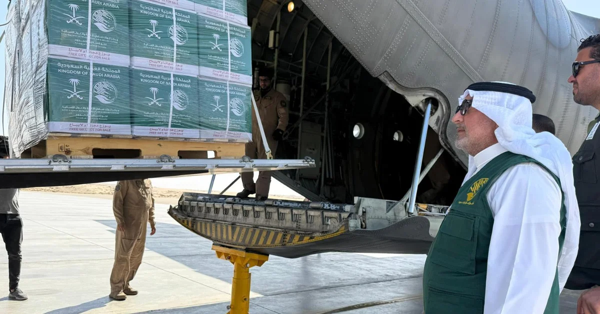 70th KSrelief Airplane to Aid Gazans Arrives in Egypt - Main Image