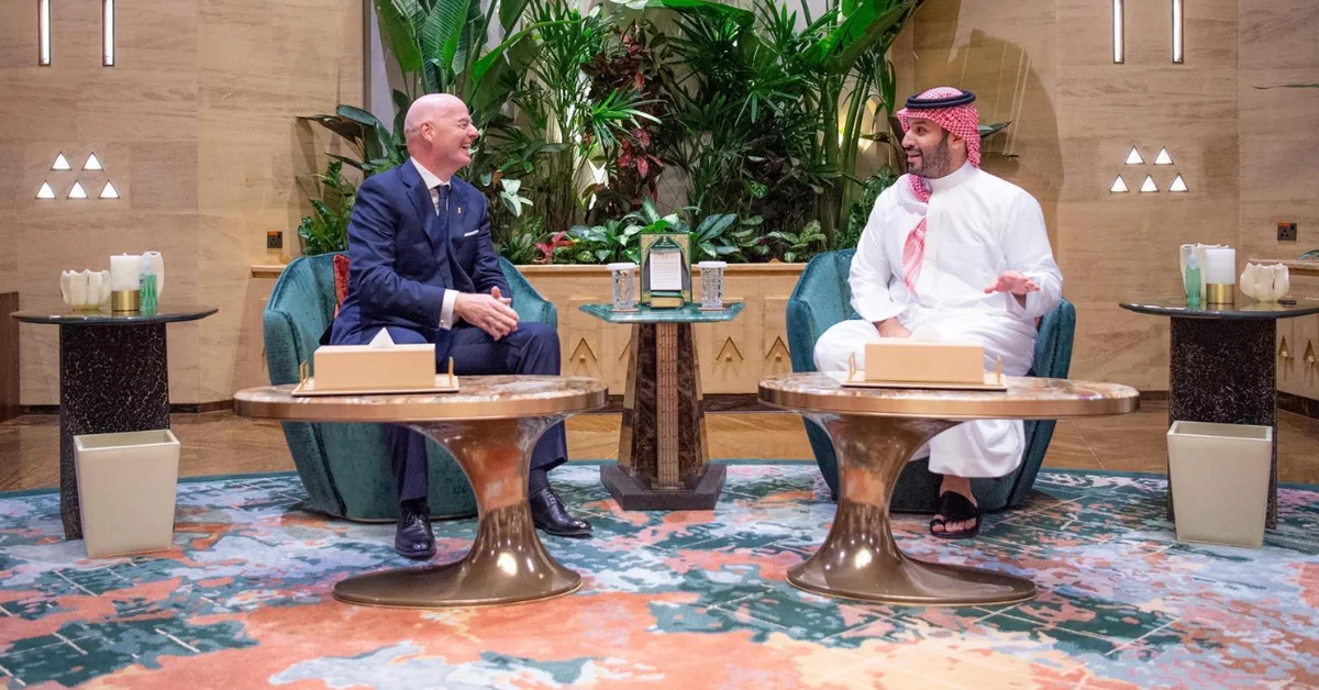 HRH the Crown Prince Meets with FIFA President to Discuss Sports Cooperation - Main Image