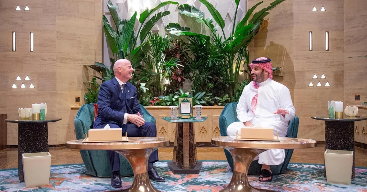 HRH the Crown Prince Meets with FIFA President to Discuss Sports Cooperation - Main Image